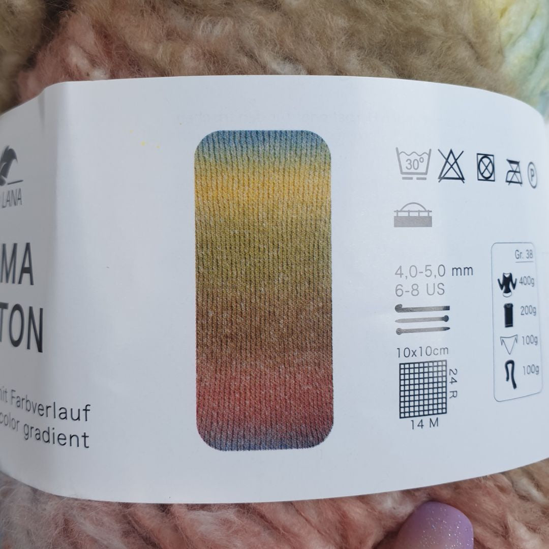 Pro Lana - Piuma cotton - 50g/140m - 03 Flieder Gelb Air