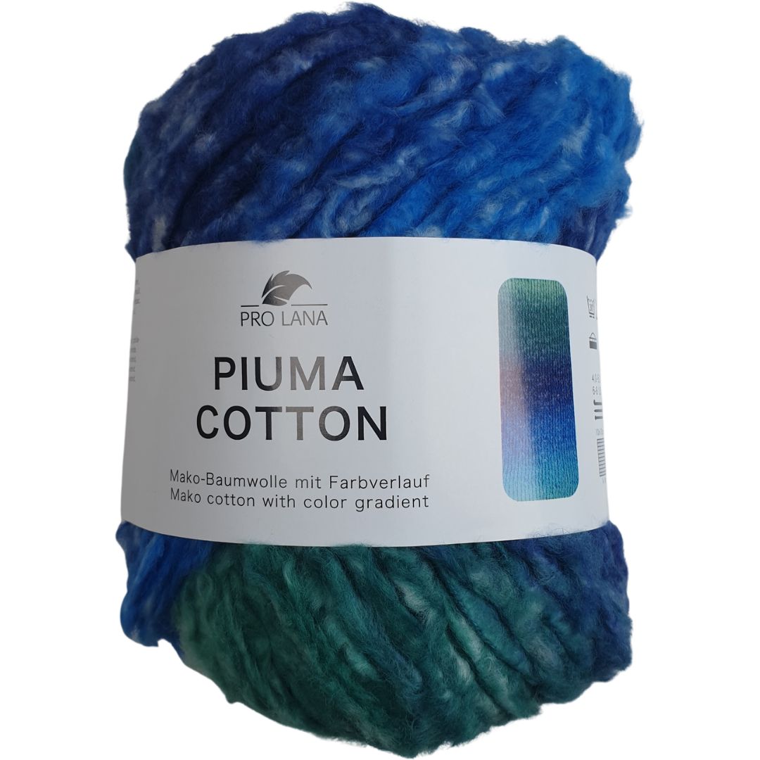 Pro Lana - Piuma cotton - 50g/140m - 05 Blau Grün