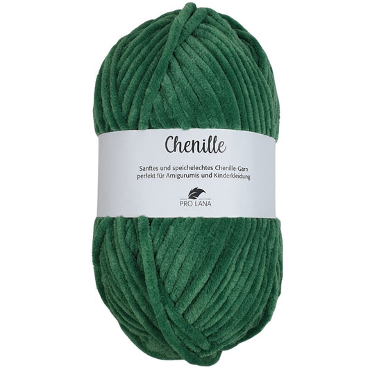 Pro Lana - CHENILLE 100g - 73 dunkelgrün
