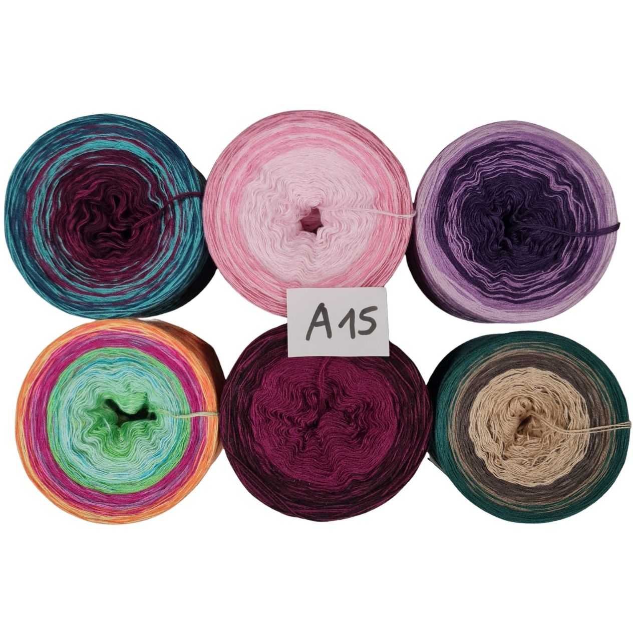 Bobbel-Paket - (A 15 ) - 3+4 fädig-ca. 700g - Mützen+Patchwork