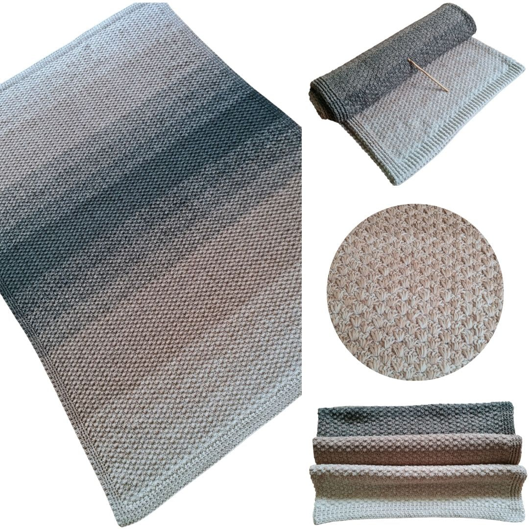 Häkelanleitung - Decke "So easy"