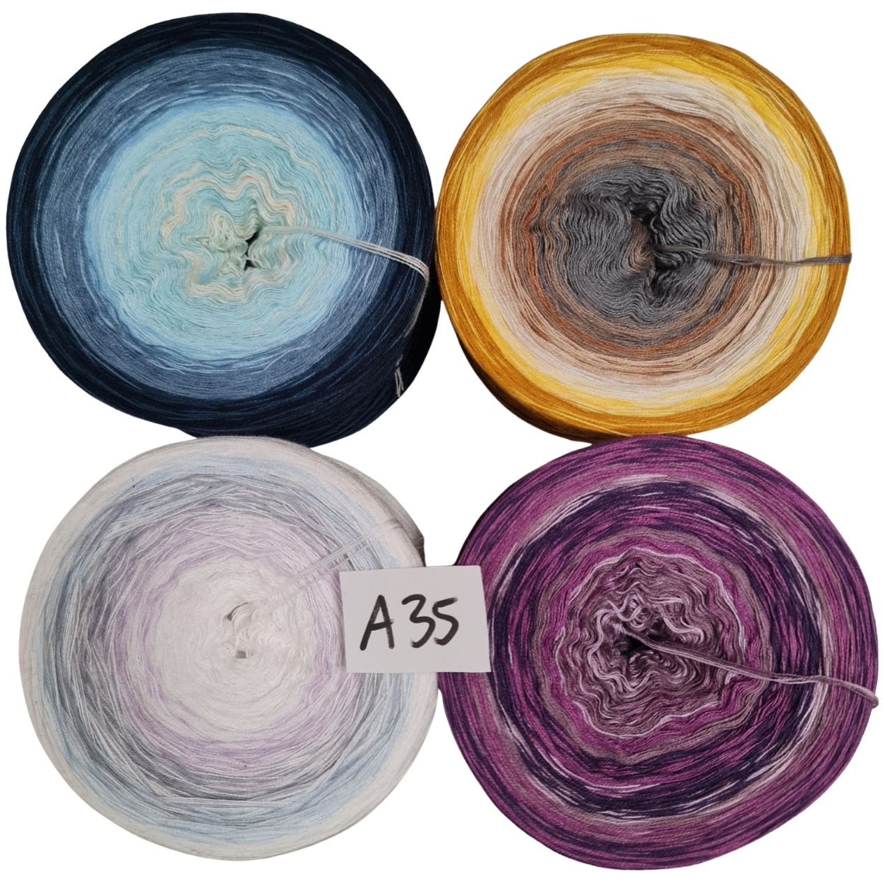Bobbel-Paket - (A 35 ) - 4 fädig - ca. 1050g