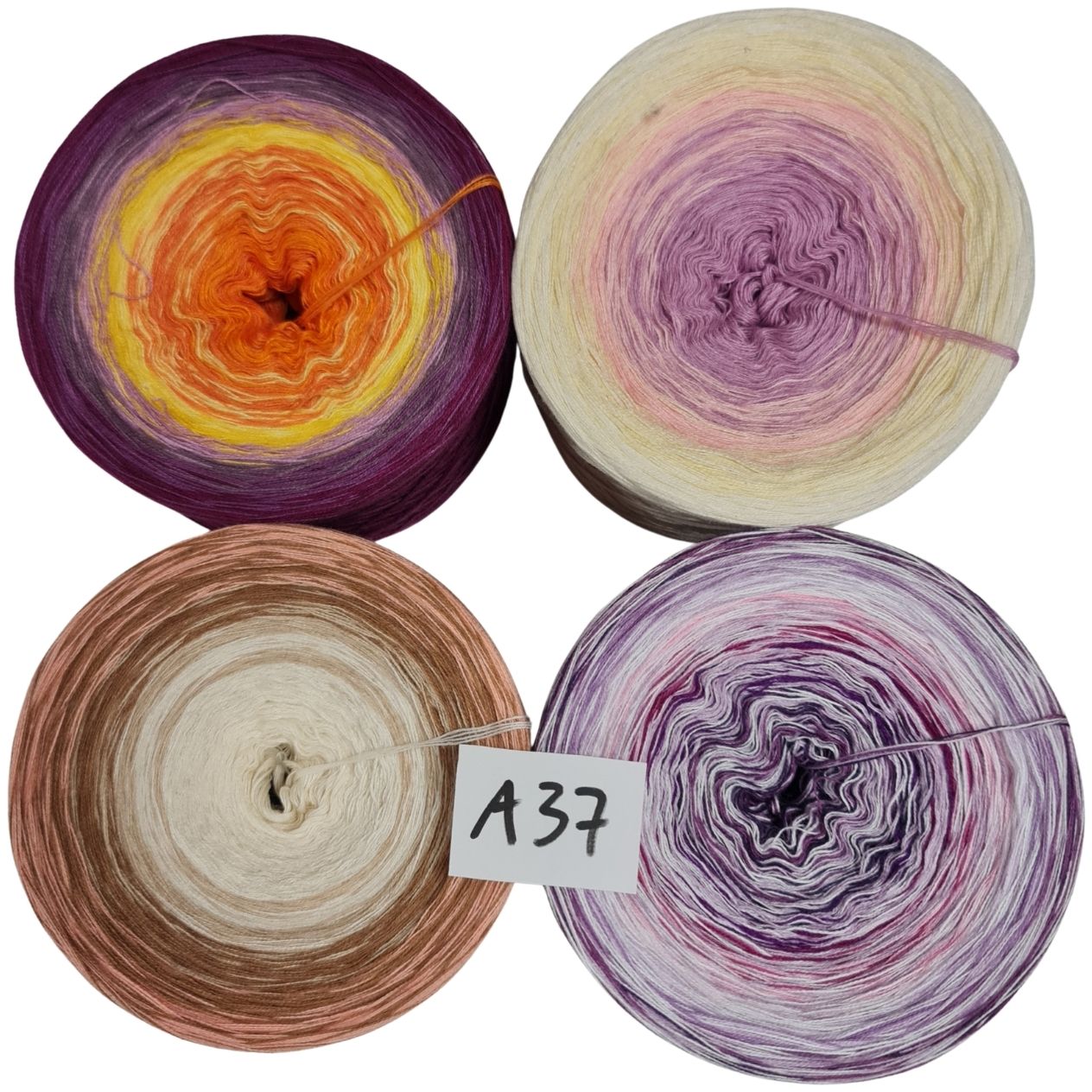 Bobbel-Paket - (A 37 ) - 4 fädig - ca. 1070g