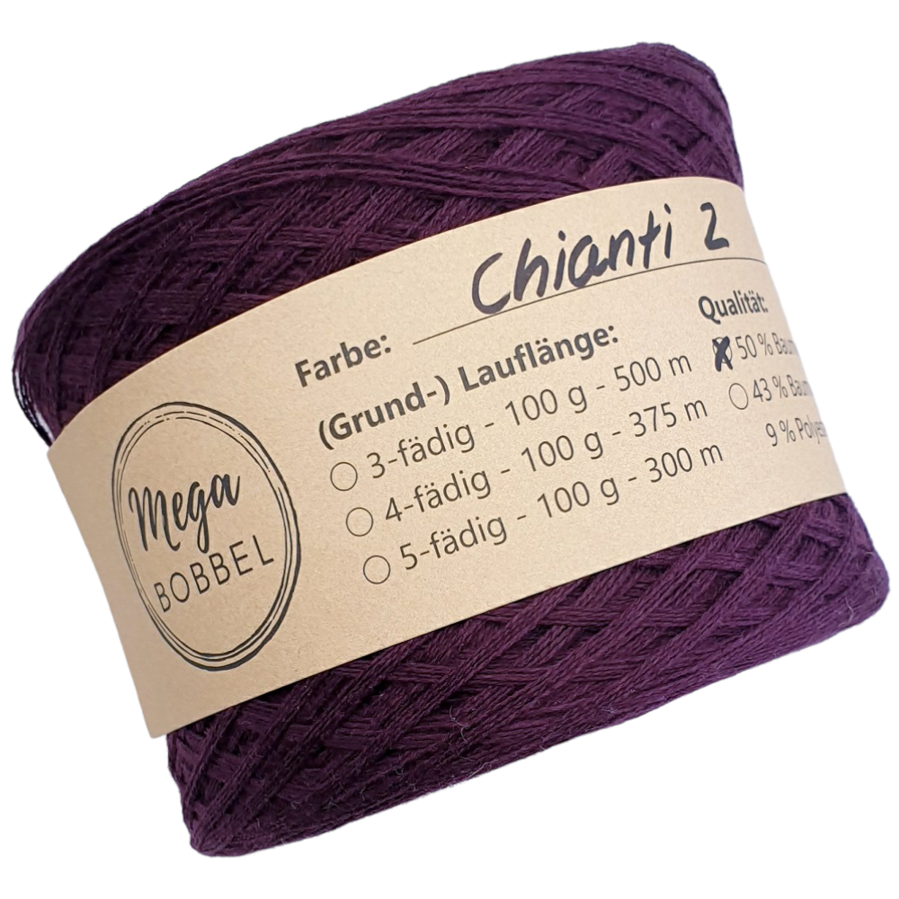 AB - Uni-Bobbel *Chianti 2* (3 fädig - ca. 500m)