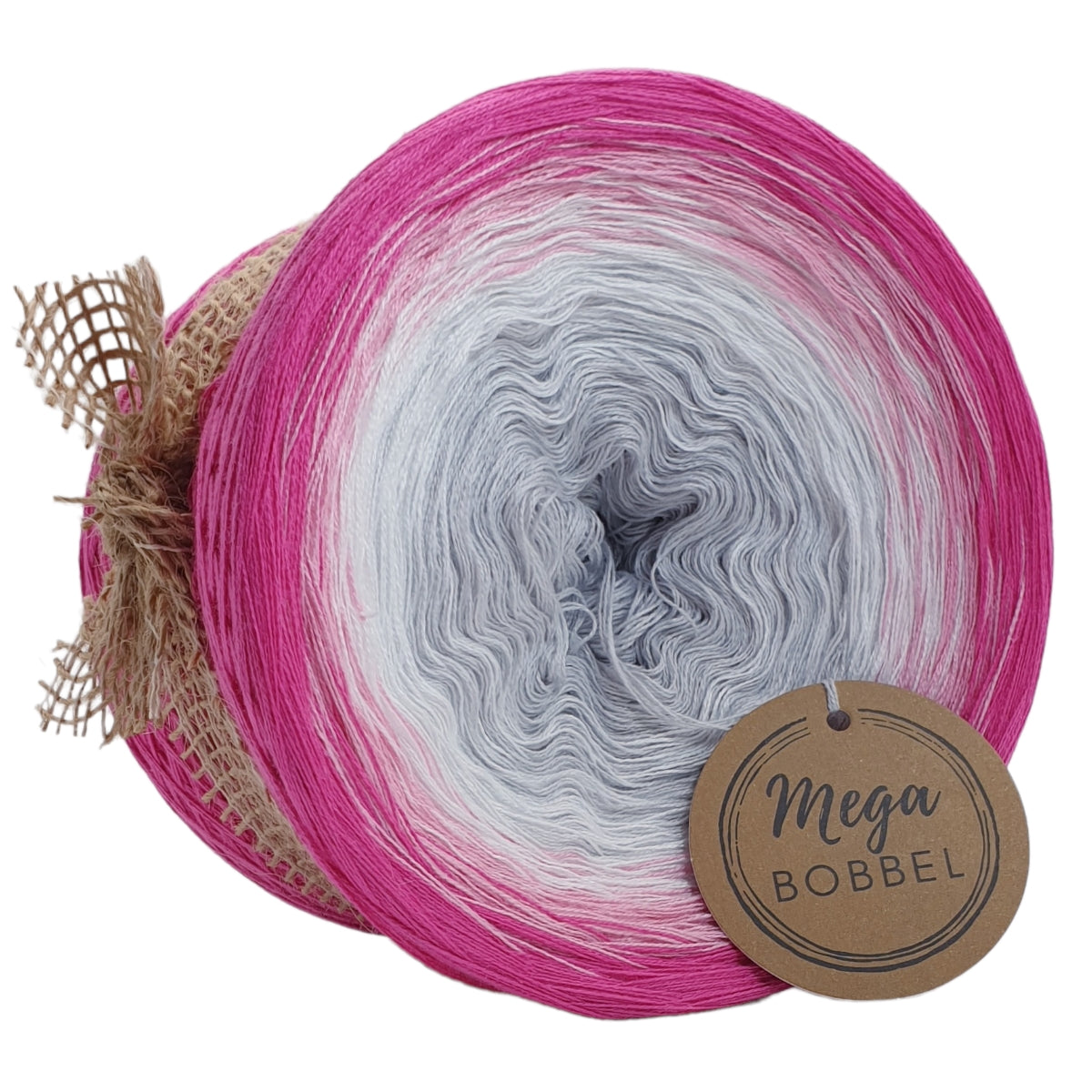 Zartes Grau mit Fuchsia (B219)