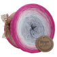 Zartes Grau mit Fuchsia (B219)