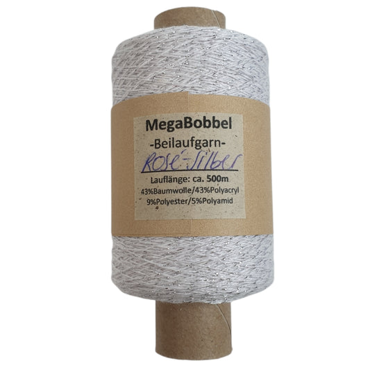 Contessa Lux - Glitzergarn - Rosé-Silber - (BG46) - 500m