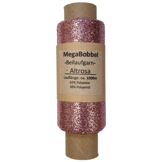 Glitzergarn - Altrosa - (BG64) - 1000m