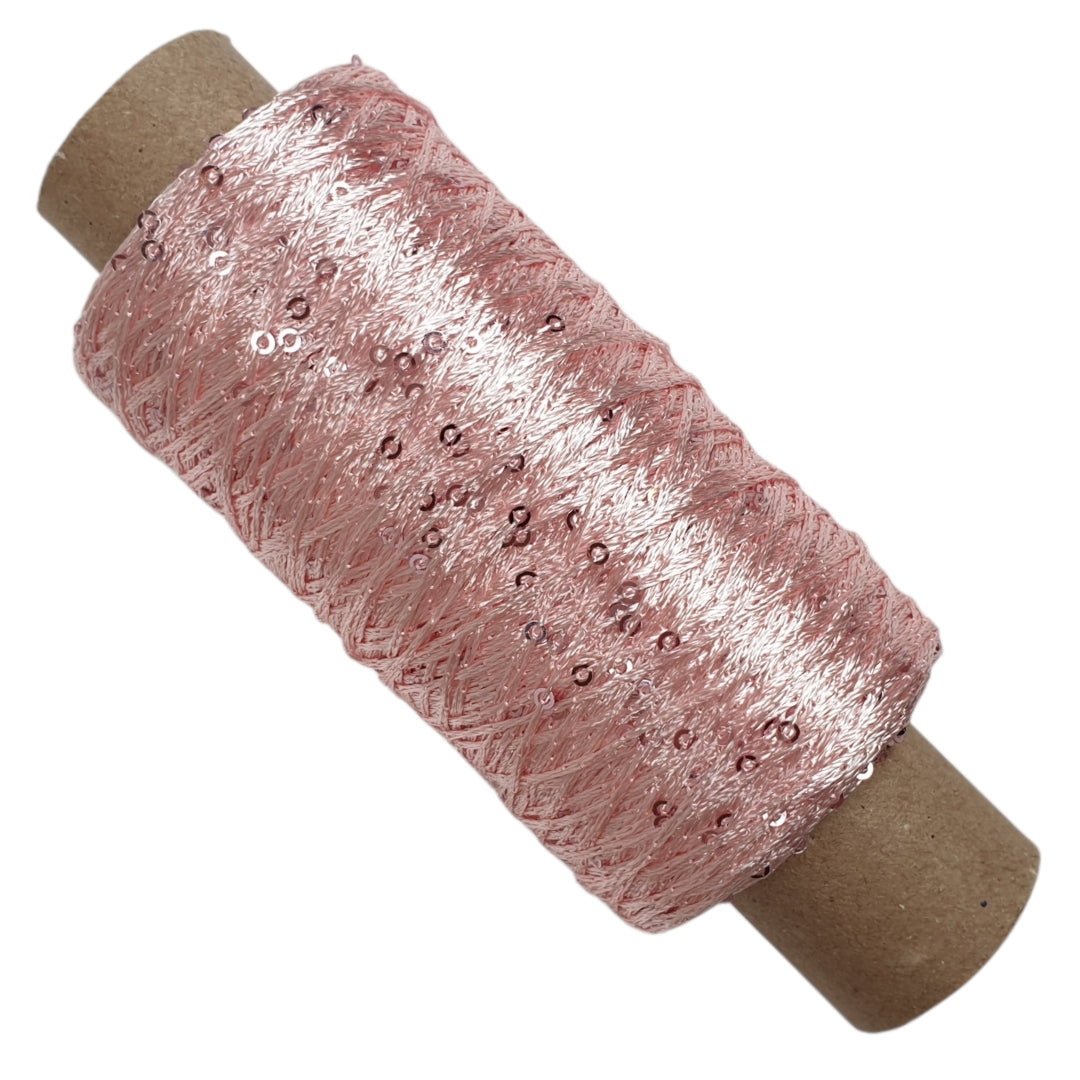 Paillettengarn - Rosa - (BG68)