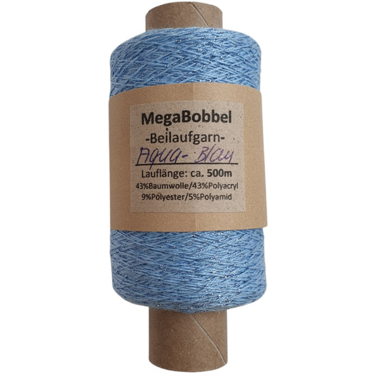 Contessa Lux -Glitzergarn - Aqua-Blau- (BG71) - 500m