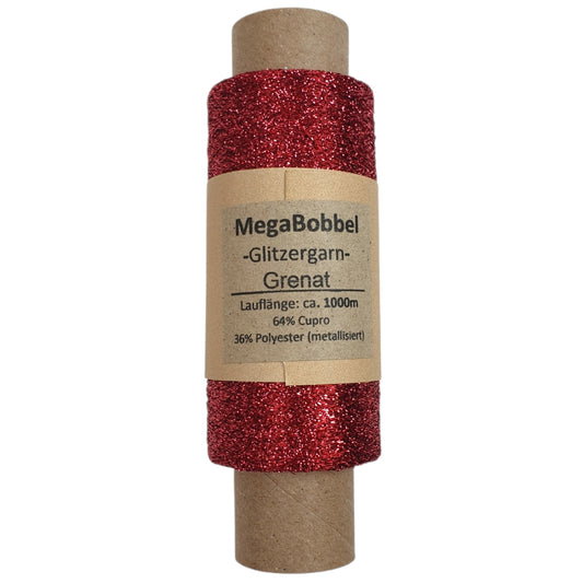 Glitzergarn - Grenat - (BG88L) - 1000m