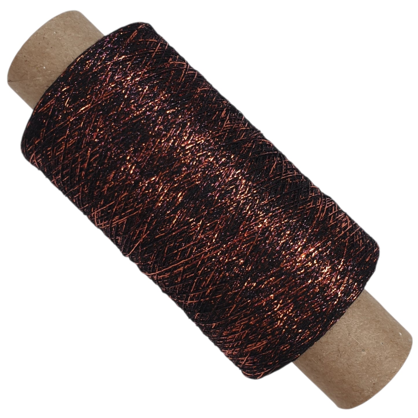 Lunar - Glitzergarn - Schwarz-Kupfer- (BG) - 1000m