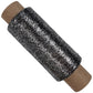 Glitzergarn - Silber-Schwarz- (BG65)