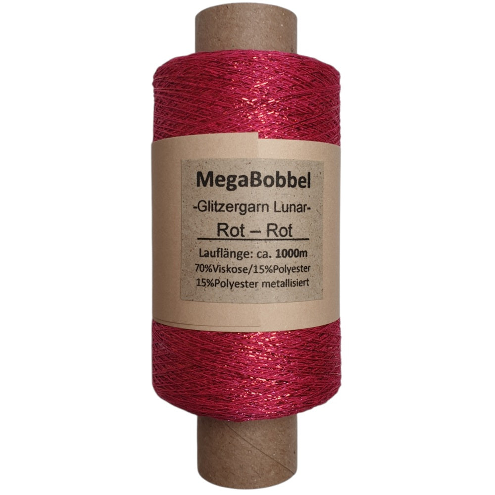 Lunar - Glitzergarn - Rot-Rot (BG) - 1000m
