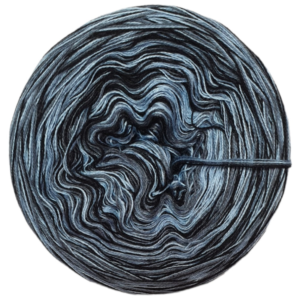 Schwarz-Aqua-Granit-Taubenblau (OV20)