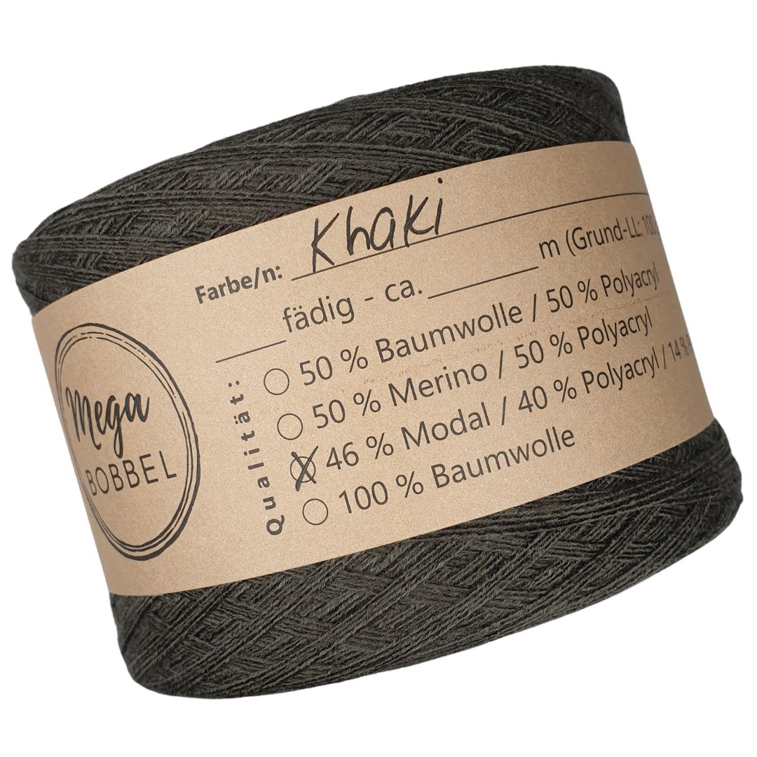 AB - Modal - Uni-Bobbel *Khaki* ( 3 fäd.- ca. 500m)