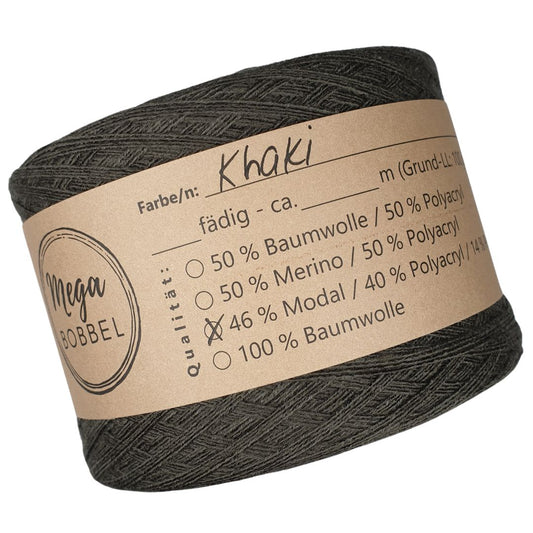 AB - Modal - Uni-Bobbel *Khaki* ( 3 fäd.- ca. 500m)