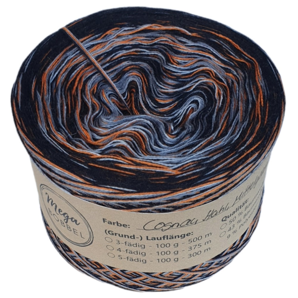 Cognac-Stahl-Mittelgrau-Schwarz (OV24)