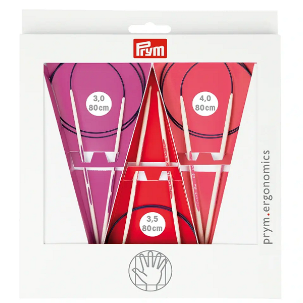 Prym - Rundstricknadel-SET - ergonomics (3-4mm)