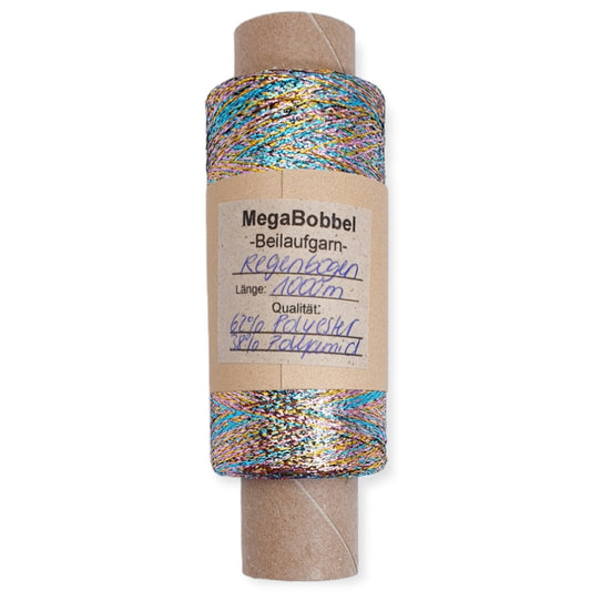 Glitzergarn - Regenbogen - (BG07) - 1000m