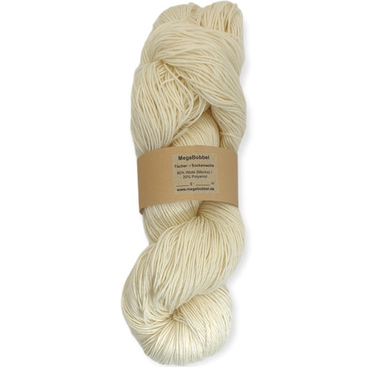 (1) Tücher- / Sockenwolle 80% Wolle / 20% Polyamid (16/4)