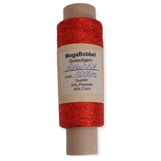 Glitzergarn - Rubinrot - (BG6) - 1000m