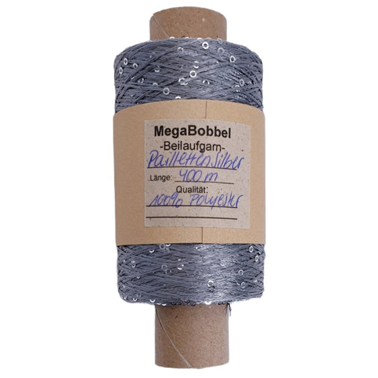 Paillettengarn - Silber - (BG20R) alt - 400m